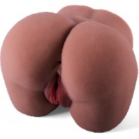 Male Masturbator, BUTT/VAGINA, Life-like, 5.45 lbs, BROWN