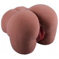 Male Masturbator, BUTT/VAGINA, Life-like, 5.45 lbs, BROWN