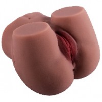 Male Masturbator, BUTT/VAGINA, Life-like, 5.45 lbs, BROWN