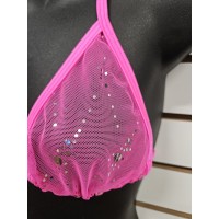 2 pc set PINK w/sparkle embellishment, ONE SIZE