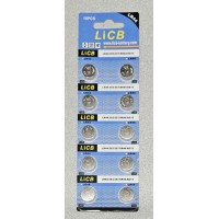 LR44 Batteries, 10 on a strip