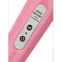 Wand Massager,10-Speed, Rechargeable, PINK, medical grade silicone. Phthalate & Latex free.