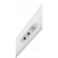 Wand Massager,10-Speed, Rechargeable, WHITE, medical grade silicone. Phthalate & Latex free.